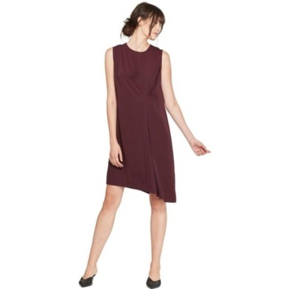 New PROLOGUE Wine Draped Asymmetric Dress XXL NWT - Picture 8 of 8